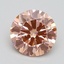 2.54 Ct. Fancy Intense Pink Round Lab Grown Diamond