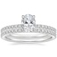 Platinum Perfect Fit Diamond Ring with Luxe Ballad Diamond Ring (1/4 ct. tw.)
