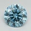 3.32 Ct. Fancy Vivid Blue Round Lab Grown Diamond