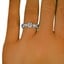 The Lasenby Ring, smalltop view on a hand