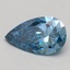 0.56 Ct. Fancy Vivid Blue Pear Lab Grown Diamond