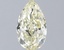1.01 Ct. Light  Yellow Pear Lab Grown Diamond