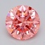 1.52 Ct. Fancy Vivid  Pink Round Lab Grown Diamond