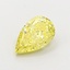 1.01 Ct. Fancy Intense Yellow Pear Lab Grown Diamond