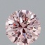 1.53 Ct. Fancy Intense Pink Round Lab Grown Diamond
