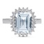 Modern Aquamarine Vintage Ring