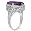 The Genoveva Ring, smalltop view on a hand