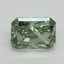 2.53 Ct. Fancy Vivid Green Radiant Lab Grown Diamond