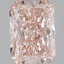 2.84 Ct. Fancy Vivid Pinkish Orange Radiant Lab Grown Diamond