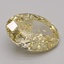 5.32 Ct. Fancy Vivid Yellow Oval Lab Grown Diamond