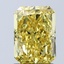 2.07 Ct. Fancy Vivid Yellow Radiant Lab Grown Diamond