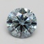 1.00 Ct. Fancy Intense Blue Round Lab Grown Diamond