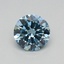 0.37 Ct. Fancy Intense Blue Round Lab Grown Diamond