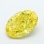2.61 Ct. Fancy Vivid  Yellow Oval Lab Grown Diamond