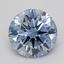 1.03 Ct. Fancy Intense  Blue Round Lab Grown Diamond