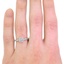 The Gale Ring, smallzoomed in top view on a hand