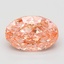 10.02 Ct. Fancy Vivid Pink Oval Lab Grown Diamond