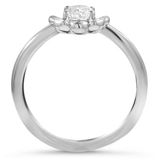 Custom Sculpted Nature-Inspired Diamond Ring
