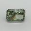 1.68 Ct. Fancy Vivid Pacific Green Radiant Lab Grown Diamond