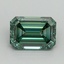 1.73 Ct. Fancy Vivid Green Emerald Lab Grown Diamond