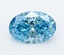 1.50 Ct. Fancy Vivid  Blue Oval Lab Grown Diamond