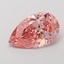 1.82 Ct. Fancy Vivid Pink Pear Lab Grown Diamond