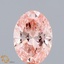 1.07 Ct. Fancy Vivid Pink Oval Lab Grown Diamond