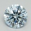 2.92 Ct. Fancy Intense Blue Round Lab Grown Diamond
