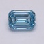 5.01 Ct. Fancy Intense Blue Emerald Lab Grown Diamond
