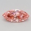 0.58 Ct. Fancy Vivid Pink Marquise Lab Grown Diamond