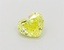1.09 Ct. Fancy Vivid  Yellow Heart Lab Grown Diamond