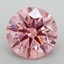 2.33 Ct. Fancy Vivid Pink Round Lab Grown Diamond