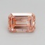 1.05 Ct. Fancy Intense Pink Emerald Lab Grown Diamond