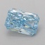 1.02 Ct. Fancy Vivid Blue Radiant Lab Grown Diamond