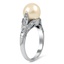 The Sansa Ring, smalltop view on a hand