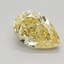 2.09 Ct. Fancy Intense Yellow Pear Lab Grown Diamond