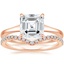14K Rose Gold Muse Ring with Flair Diamond Ring (1/6 ct. tw.)