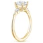18K Yellow Gold Sloane Diamond Ring, smallside view