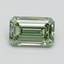 2.22 Ct. Fancy Intense Green Emerald Lab Grown Diamond