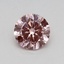 0.35 Ct. Fancy Pink Round Lab Grown Diamond