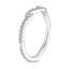 18K White Gold Rhea Diamond Ring, smallside view
