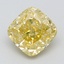 1.01 Ct. Fancy Yellow Cushion Diamond
