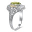 The Merlyn Ring, smalltop view on a hand