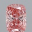 1.90 Ct. Fancy Vivid Pink Cushion Lab Grown Diamond