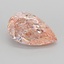 1.71 Ct. Fancy Vivid Pink Pear Lab Grown Diamond