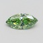 1.57 Ct. Fancy Vivid Green Marquise Lab Grown Diamond