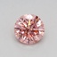 0.33 Ct. Fancy Vivid Pink Round Lab Grown Diamond