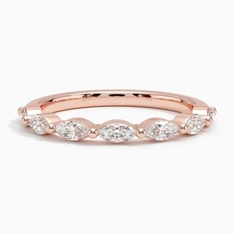 Joelle Diamond Ring in 14K Rose Gold