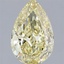 2.5 Ct. Fancy Yellow Pear Lab Grown Diamond