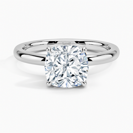 18K White Gold Fairmined 2mm Solitaire Ring